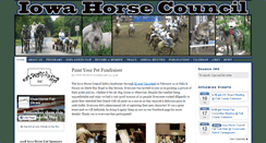 Desktop Screenshot of iowahorsecouncil.org